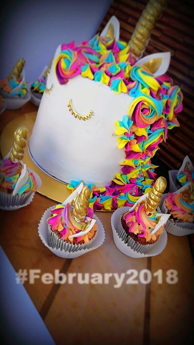 unicorn cake - Cake by Walaa yehya