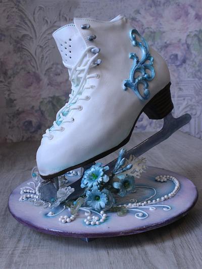 figure skate - Cake by Chernakova Yulia