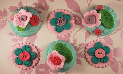 Mother's Day Crochet Cupcake Toppers  - Cake by SweetSensationsLancs