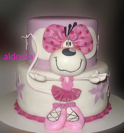 Diddlina Mouse - Cake by Alena