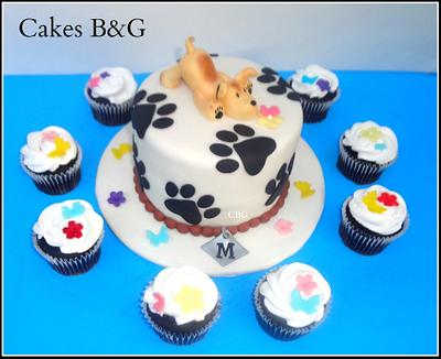 "Doggy" Birthday Cake - Cake by Laura Barajas 