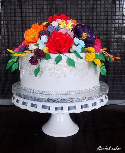 Flowers - Cake by Mischel cakes