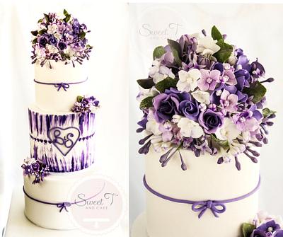 shades of violet - Cake by Tina
