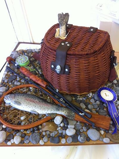 Fly fishing! Best in show winning cake!!! - Cake by Rose-Maries Cakes & Sugarcraft
