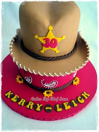 Cow girl hat, Yee-haw! - Cake by chefsam