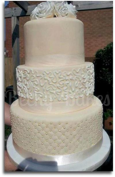 Vintage Wedding Cake - Cake by Disneyworld25