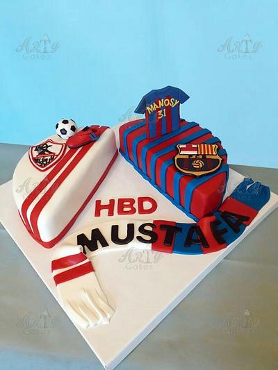 Barcelona  - Cake by Arty cakes