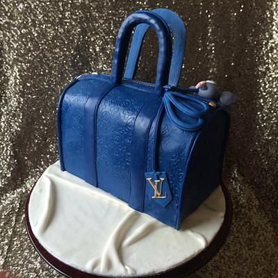 Louis Vuitton bag cake  - Cake by Sahar Latheef