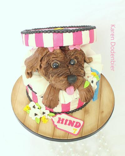 little dog cake! - Cake by Karen Dodenbier