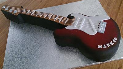 Electric Guitar Cake - Cake by Misssbond