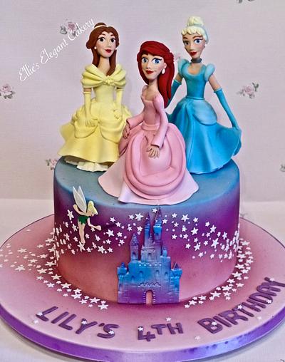 Disney Princesses - Cake by Ellie @ Ellie's Elegant Cakery
