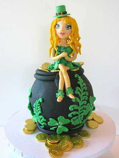 St. Patricks Day Cake Topper - Cake by Cake Creations by ME - Mayra Estrada