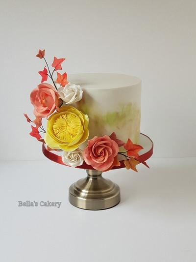 Colours of fall!! - Cake by Bella's Cakes 