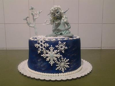 Snow Fairy - Cake by Torturicupasiune