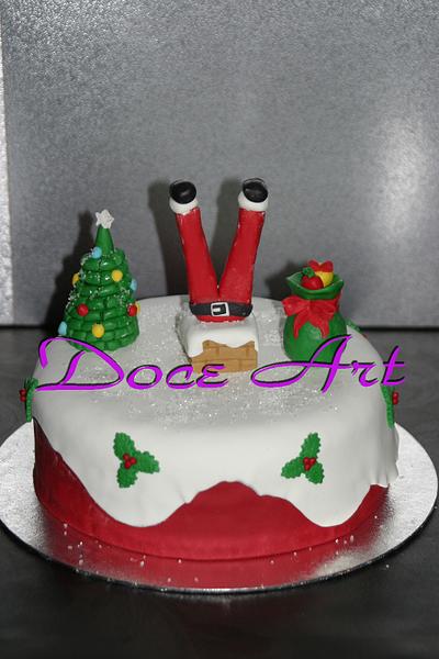 Santa's Cake - Cake by Magda Martins - Doce Art