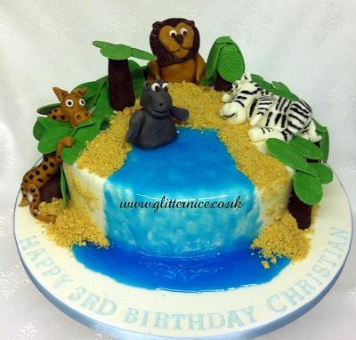 Madagascar! - Cake by Alli Dockree