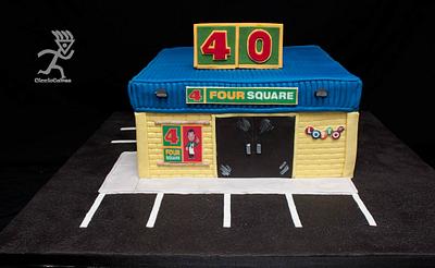 4Square Classic Kiwi Store - Cake by Ciccio 