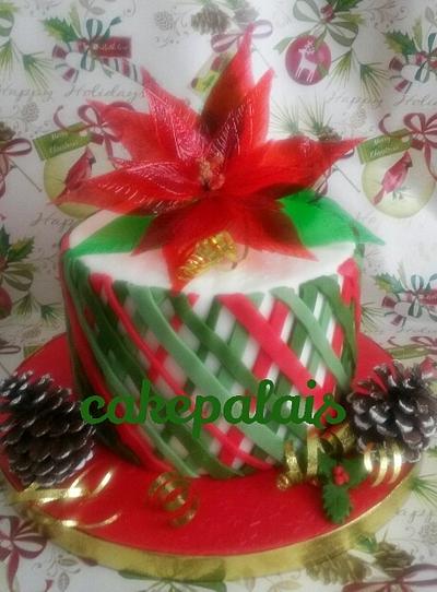 Poinsietta cake - Cake by CakePalais