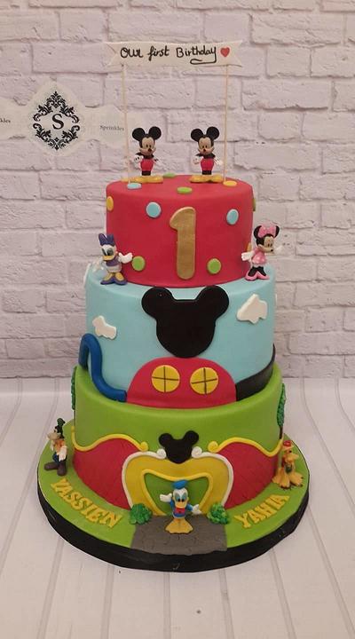 Mickey mouse clubhouse  - Cake by Gilan mahdy