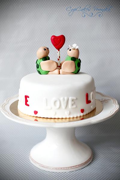 Love & Turtles - Cake by CupCakes Veronika
