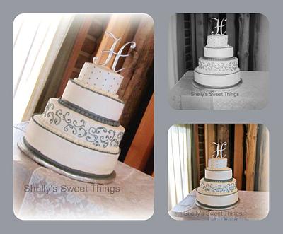 Gray/white - Cake by Shelly's Sweet Things