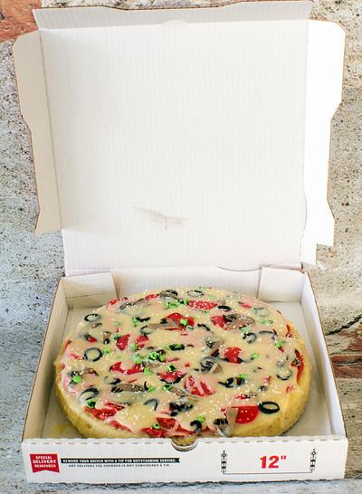 Pizza anyone? - Cake by Anchored in Cake