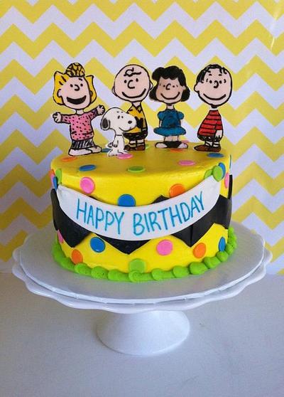 Peanuts Gang Cake - Cake by Michelle