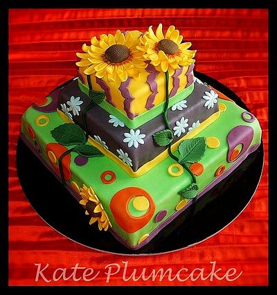 Seventies style - Cake by Kate Plumcake