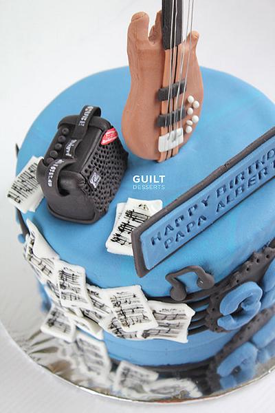 Bassist Cake - Cake by Guilt Desserts