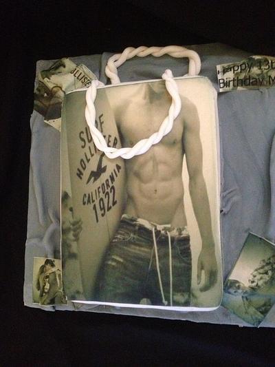 Hollister bag cake - Cake by Claire willmott