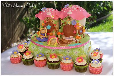 Claire and Ella's Fairy Land Cake - Cake by Hot Mama's Cakes