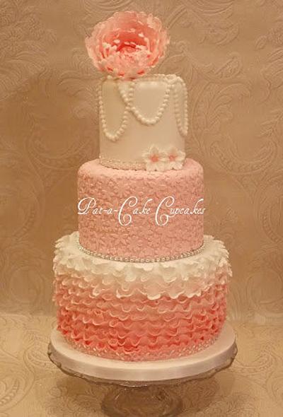 Peony and Pearls - Cake by Pat