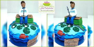 Fisherman  - Cake by Jully Fondantartas