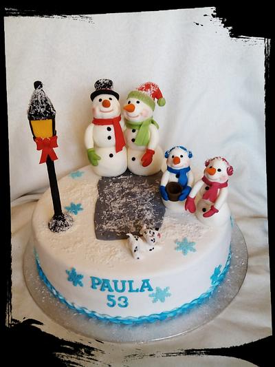 Snowmen... - Cake by Petra
