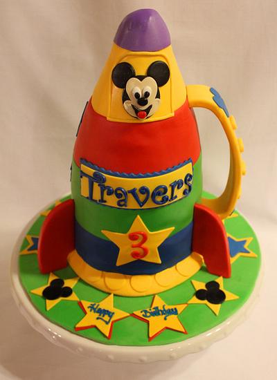 Mickey Mouse Space Rocket - Cake by Bakermama