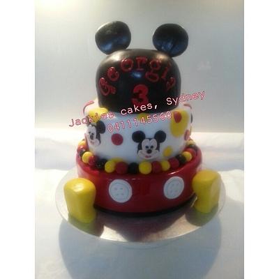 mickey mouse cake - Cake by Jackies cakes