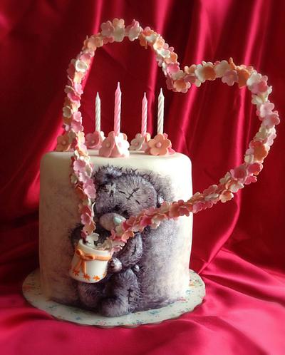 Cake -"Favorite Teddy bear" - Cake by Sweet pear	