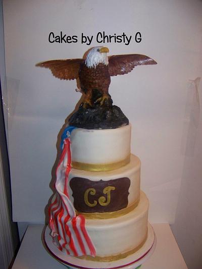 Eagle Birthday cake - Cake by Cakes by Christy G