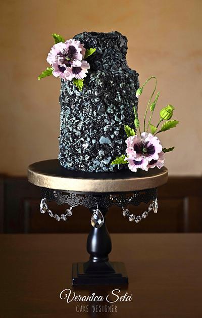 Oriental Poppy Cake - Cake by Veronica Seta