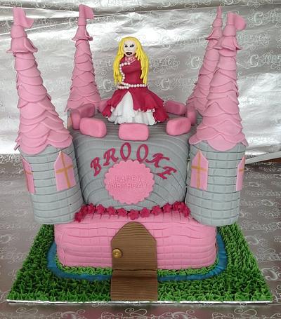 Princess castle cake - Cake by lathangue