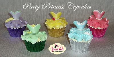 Party Princess Cupcakes - Cake by Sparkle Cupcakes