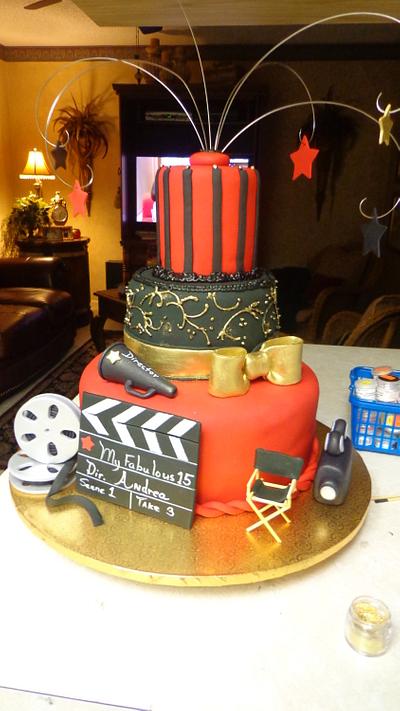 Hollywood themed cake - Cake by JennS