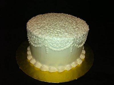 Cornelli Lace Repeat - Cake by caymancake