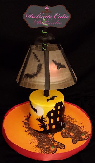Halloween spooky house lantern  - Cake by Yomna Elazawy