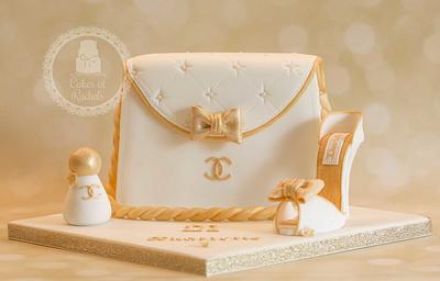 Handbag and shoe cake - Cake by CakesAtRachels