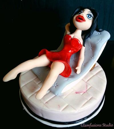 Sexy in Red - Cake by Marifini
