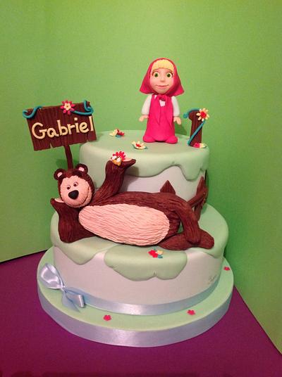 Masha and bear - Cake by SugarRose