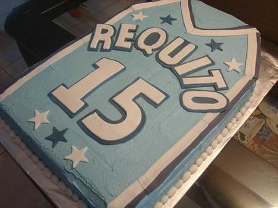 Carolina Blue Basketball Jersey - Cake by Monsi Torres