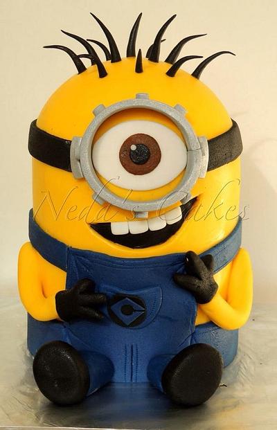 Another minion cake! - Cake by Neda's Cakes