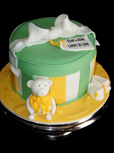 reveling gender cake - Cake by Sylvia Cake